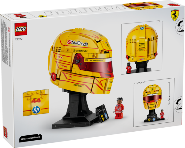 LEGO Editions Scuderia Ferrari HP Lewis Hamilton Helmet