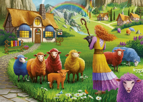 The Happy Sheep Yarn Shop 1000pc