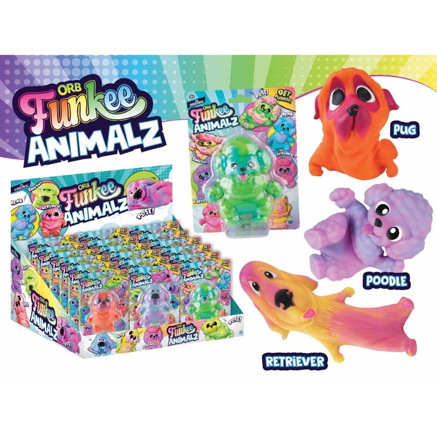 ORB Funkee Animalz Mega Puppies Asst