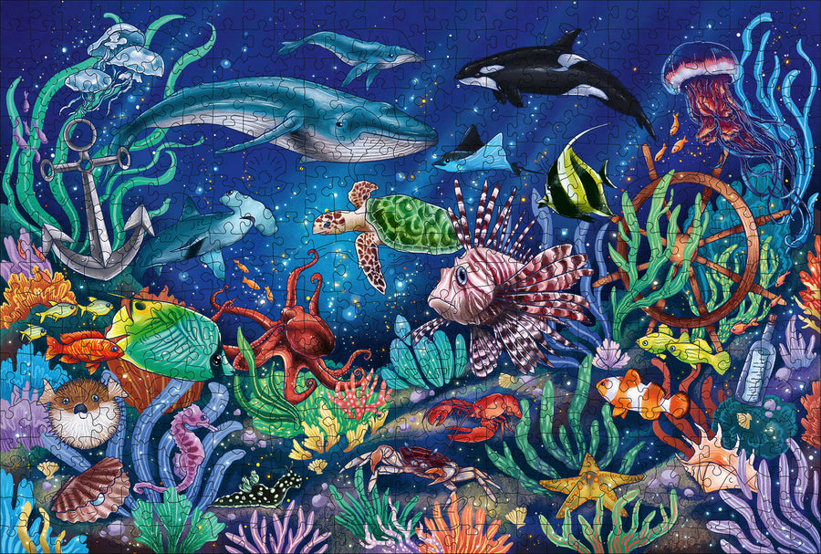 Wooden Puzzle Under the Sea 500pc