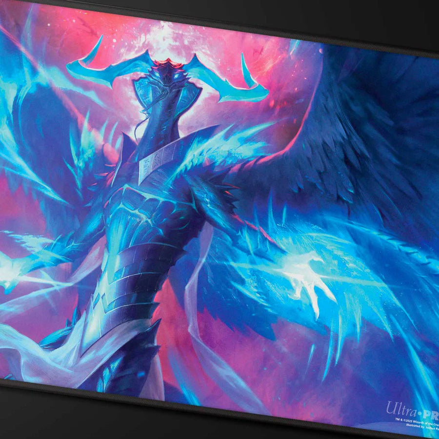 Tarkir Dragonstorm Ugin, Eye of the Storms Black Stitched Playmat for Magic: The Gathering
