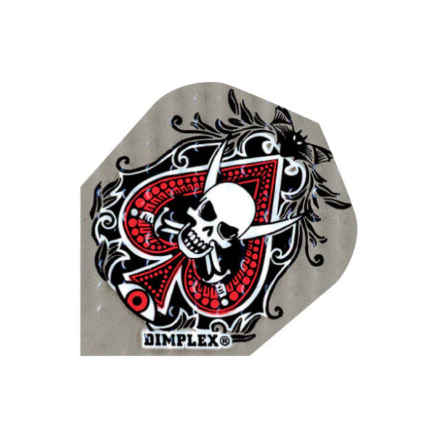 Harrows Dimplex Dart Flights - SPADE SKULL