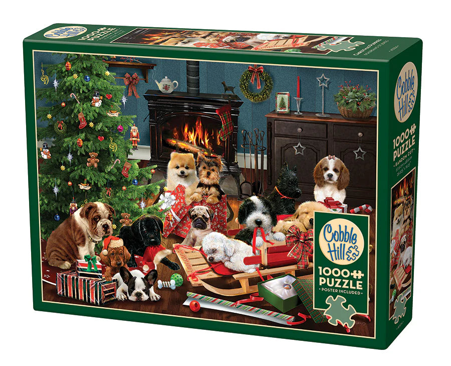 Christmas Puppies - 1000 Piece