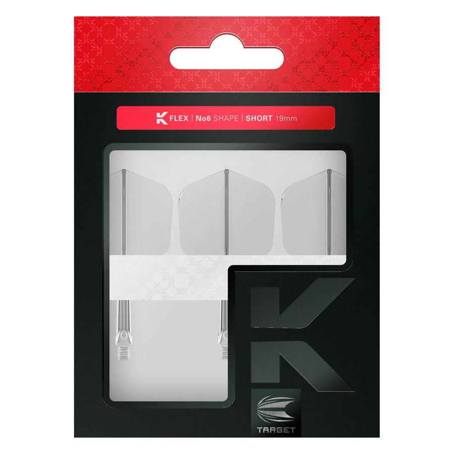 K-Flex Shape No.6 Flight & Shaft Clear- Medium