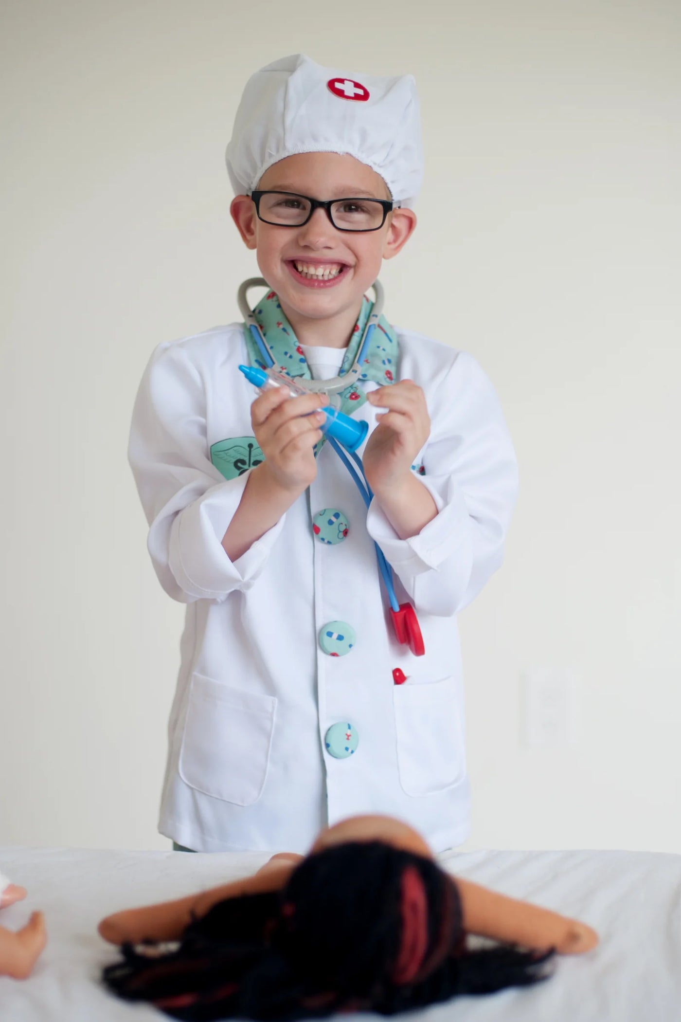 Doctor Set, Includes 8 Accessories, Green, Size 5-6