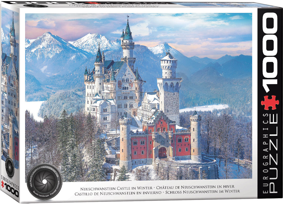 Neuschwanstein Castle in Winter -1000pc