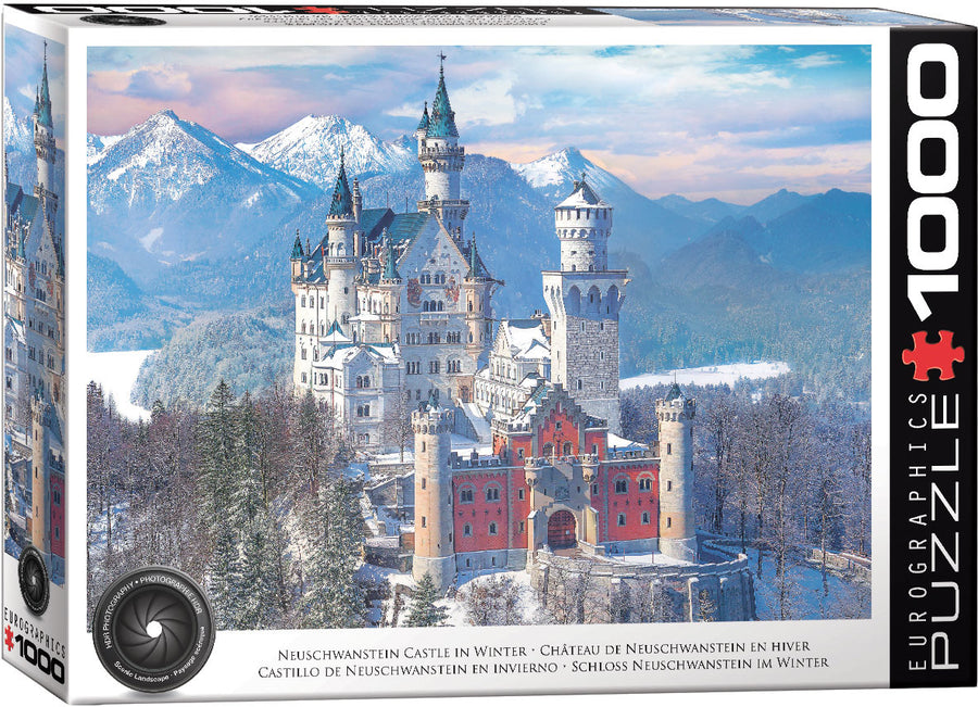 Neuschwanstein Castle in Winter -1000pc