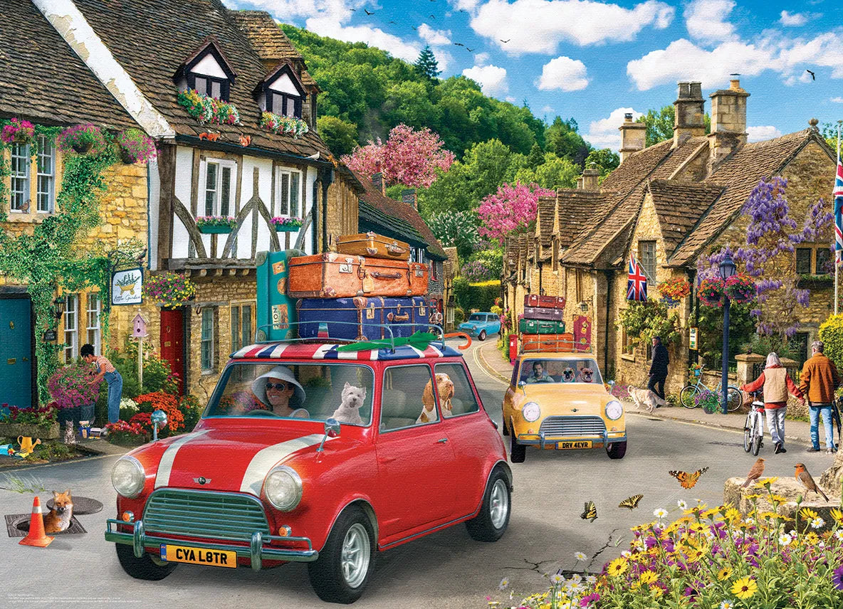 Traveling Mini Cooper - 1000 piece