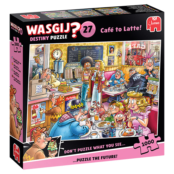 1000 pcs, Wasgij Destiny 27, Café to Latte!