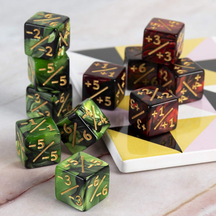 Plus/Minus Dice Counters Loose BULK
