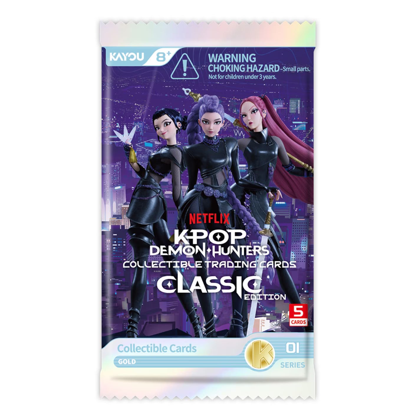 K Pop Demon Hunters Collectible Trading Cards - Classic Edition - Pack