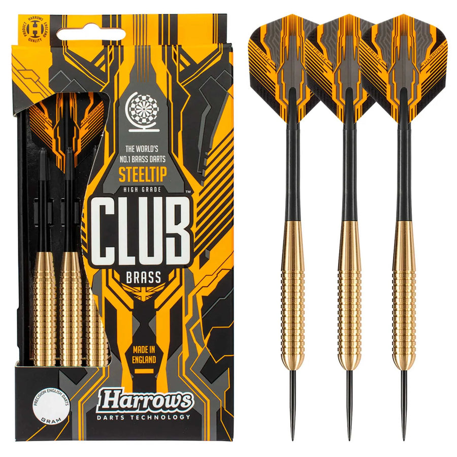 Harrows Club Brass Darts - Knurled 22G