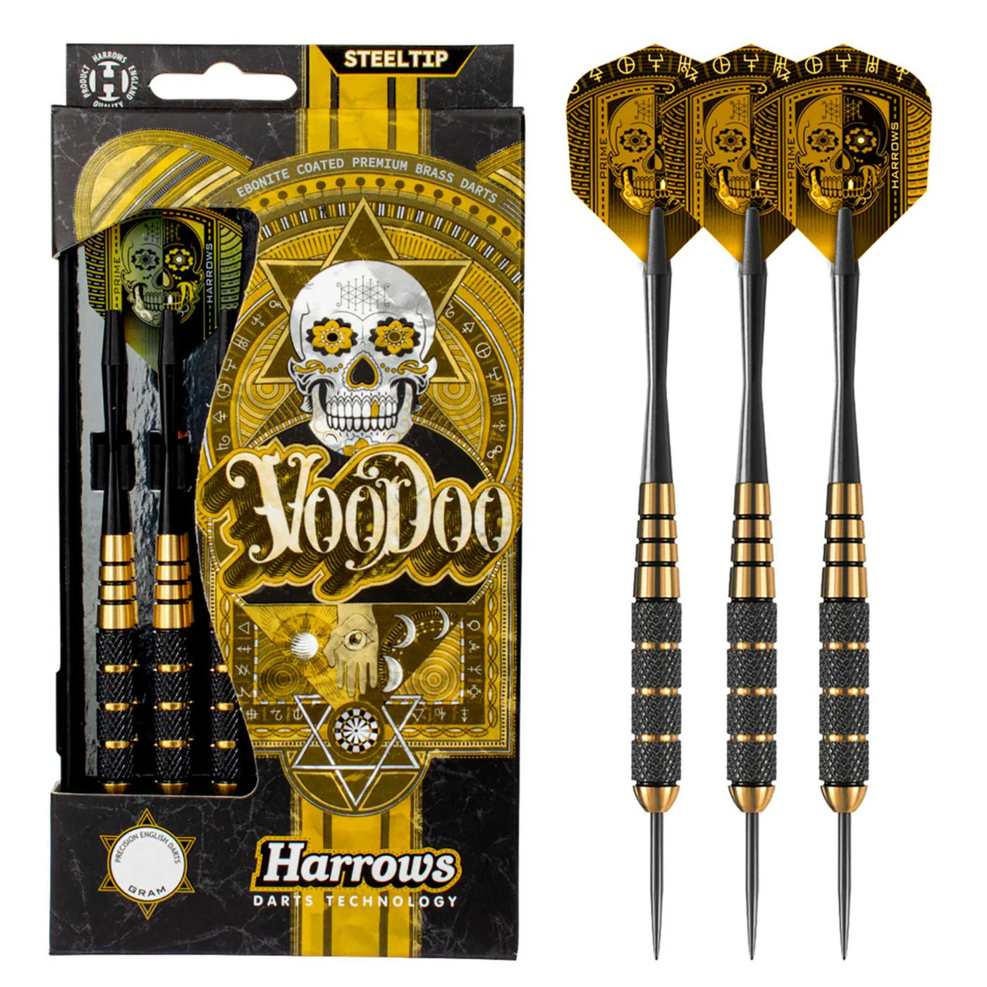 Harrows Voodoo Brass Darts - Knurled 27G
