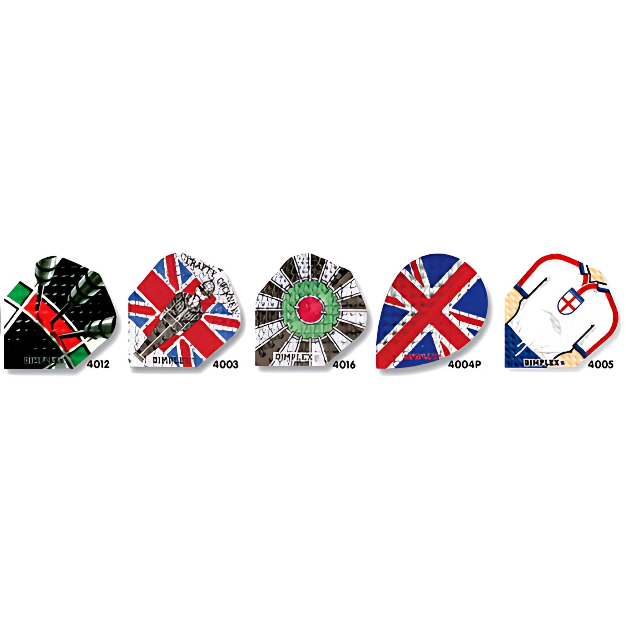 Harrows Dimplex Dart Flights - Assorted Styles