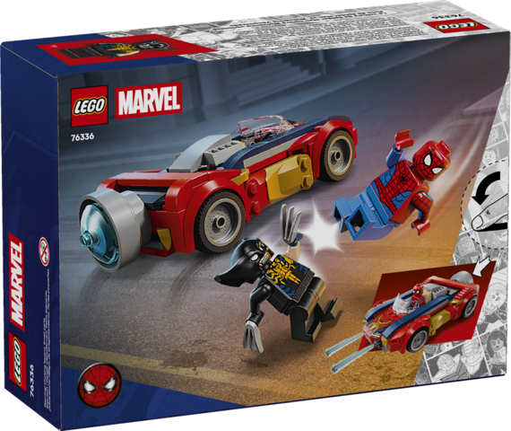Spider-Man Car vs. Venomized Wolverine