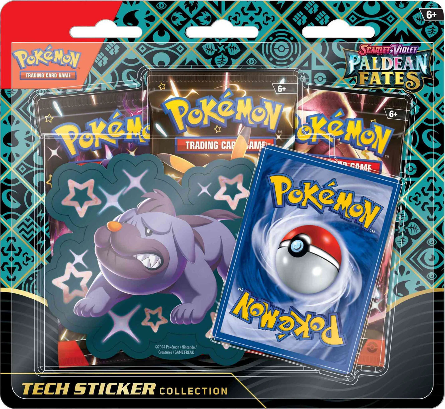 Pokémon TCG: Scarlet & Violet - Paldean Fates - Tech Sticker Collection - Assorted *IN STORE ONLY*