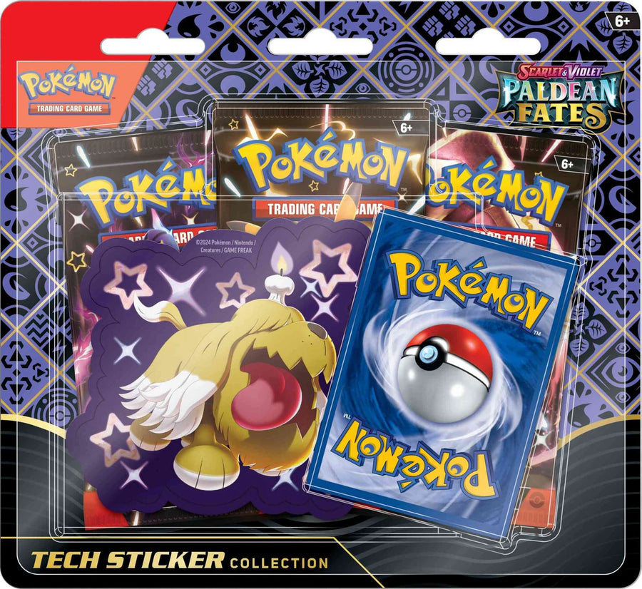 Pokémon TCG: Scarlet & Violet - Paldean Fates - Tech Sticker Collection - Assorted *IN STORE ONLY*