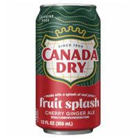 Canada Dry Fruit Splash Cherry Ginger Ale