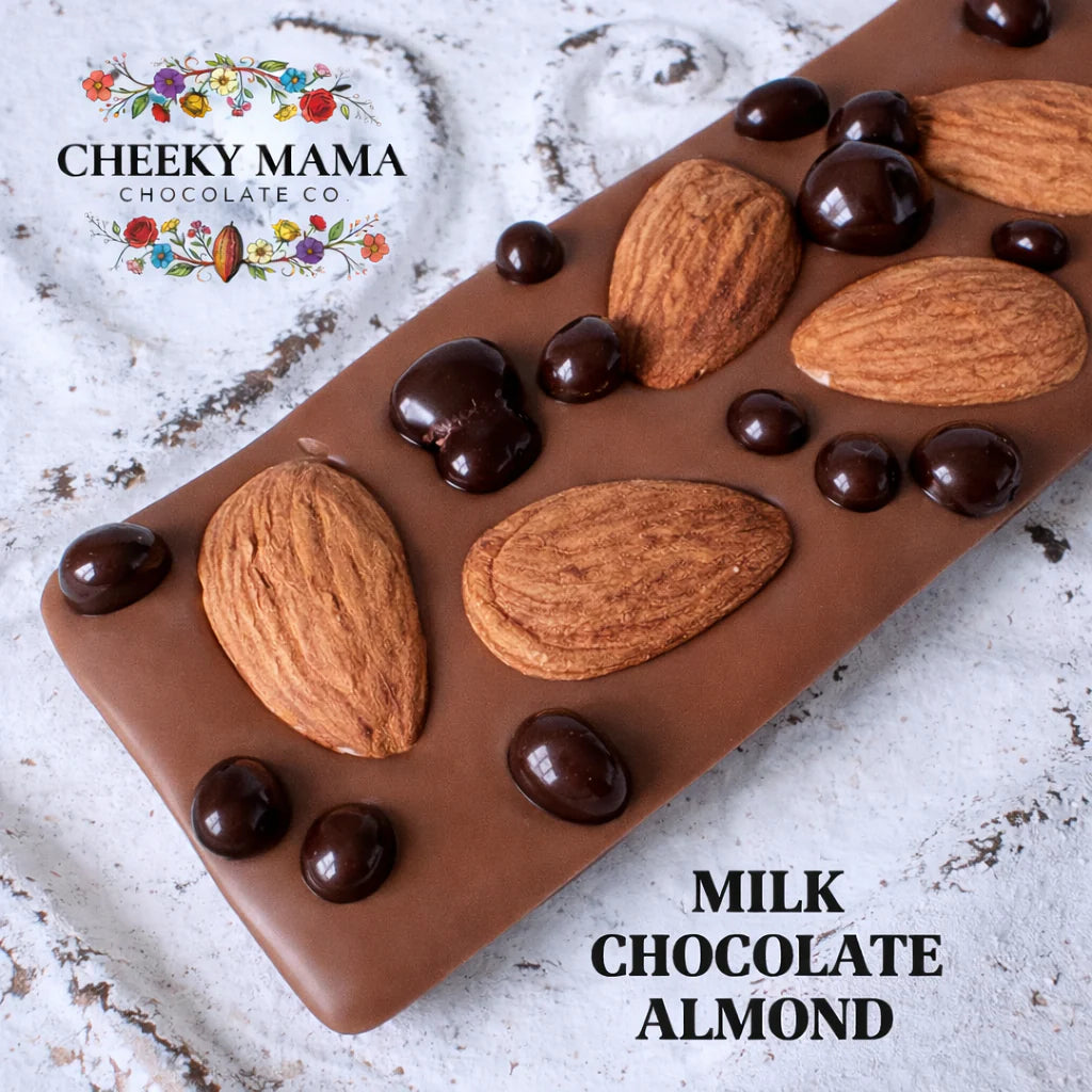 Artisanal Chocolate Bark:  Almond - 55 gram bar