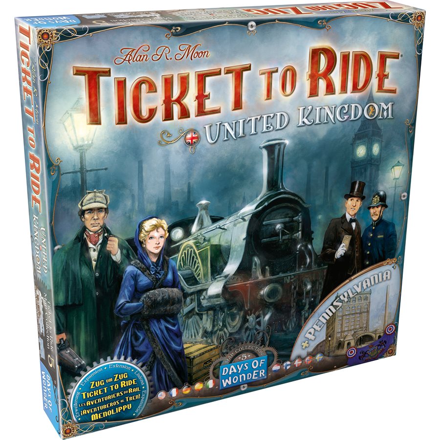 Ticket to Ride United Kingdom  + Pennsylvania