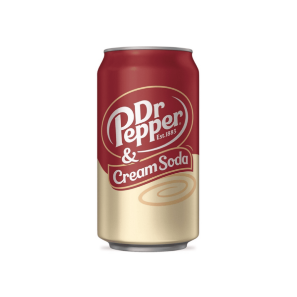 Dr. Pepper & Cream Soda USA 355ml Can