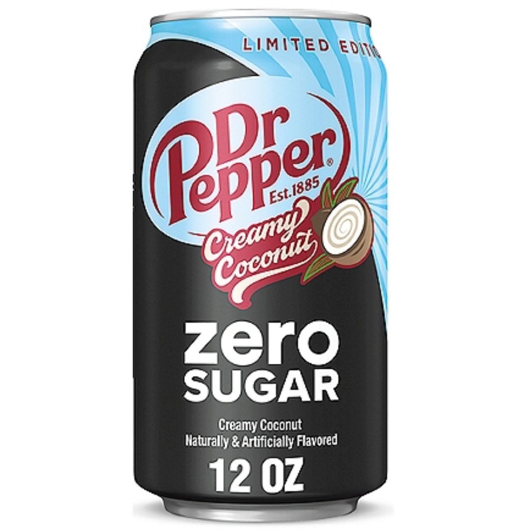 Dr. Pepper Creamy Coconut (LIMITED EDITION)  Zero Sugar
