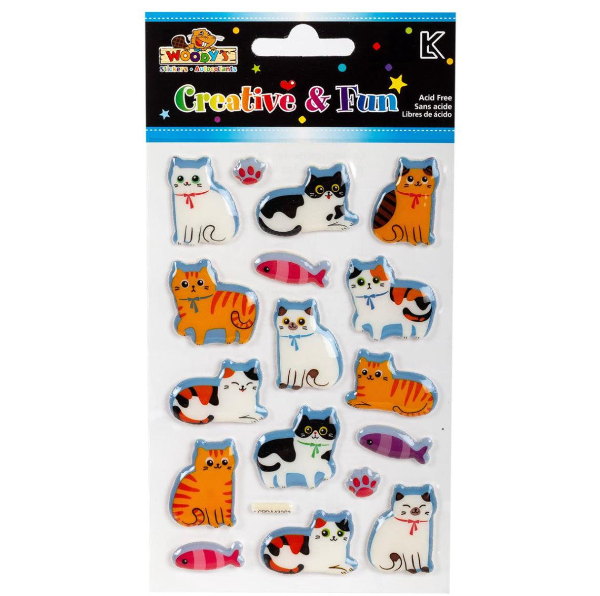 Woody’s Puffy Stickers: Cats