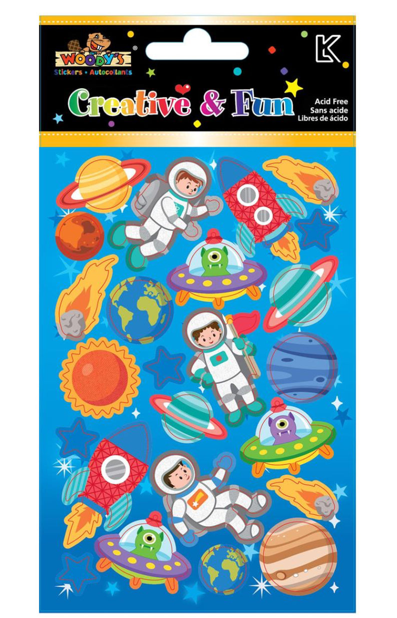 Woody’s Puffy Stickers: Space Travel