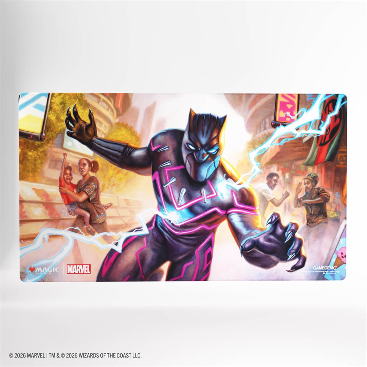 Playmat: Shiny: Magic: The Gathering: Marvel Super Heroes: Striking Black Panther