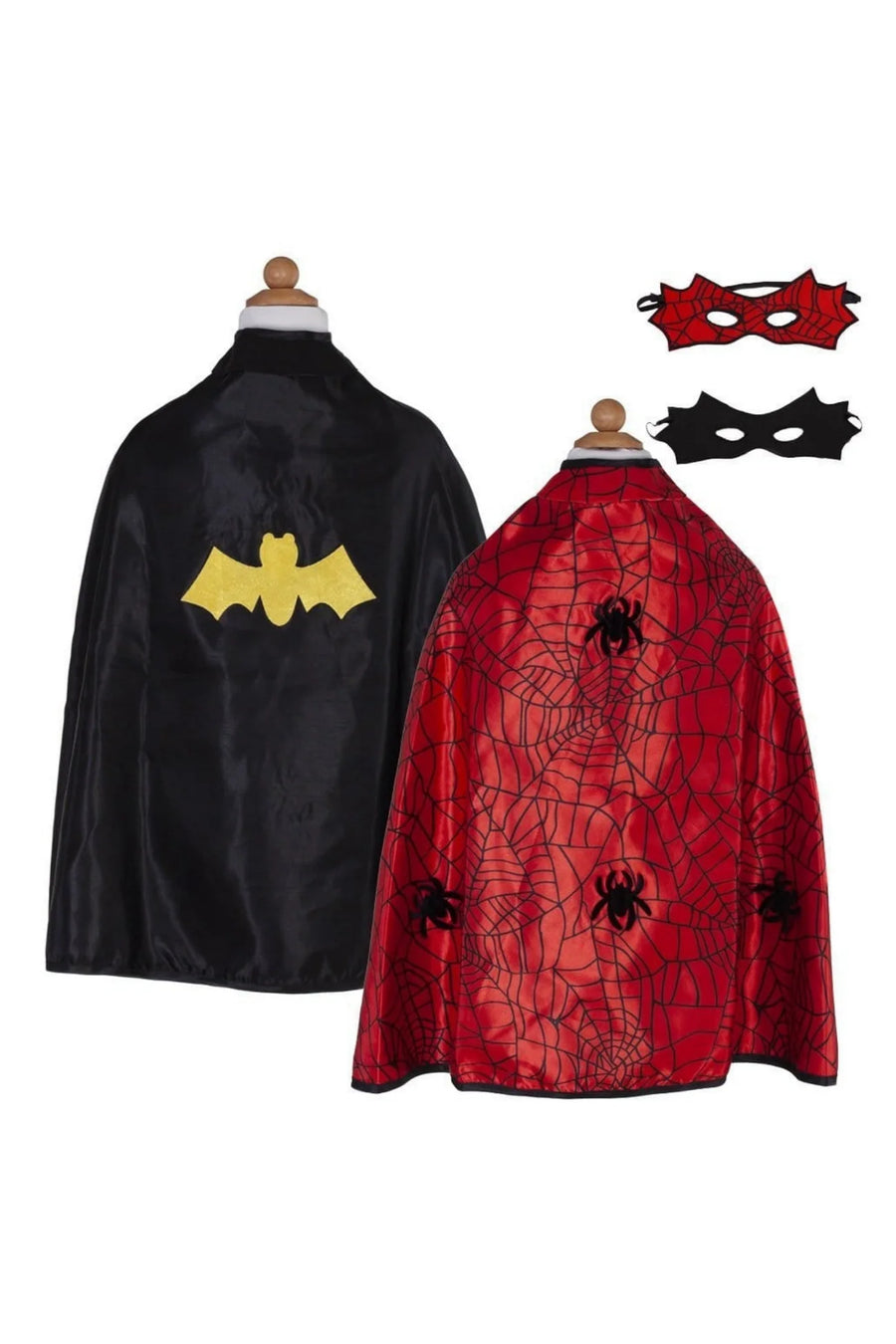 Reversible Spider/Bat Cape & Mask, Size 4-6