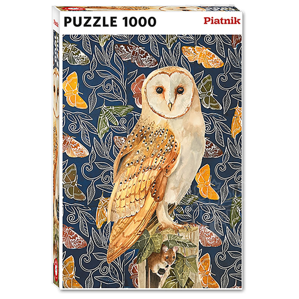 Piatnik 1000 Piece Puzzle: Barn Owl with Mouse