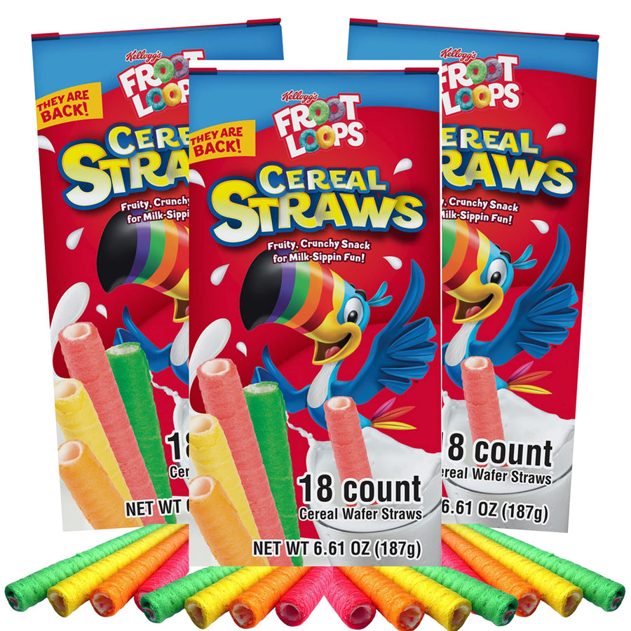 Froot Loops Cereal Straws