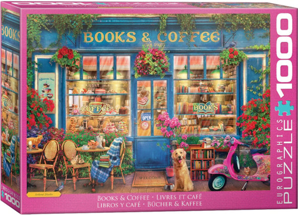 Books & Coffee - 1000pc