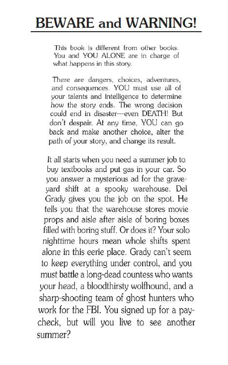 Escape from the Haunted Warehouse