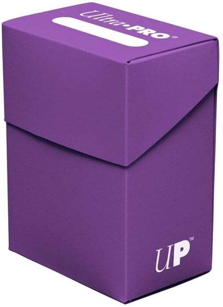 Ultra Pro 80+ Card Deck Box: Purple