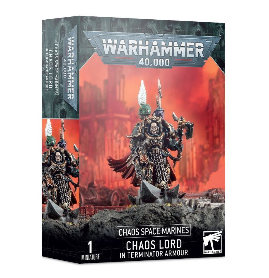 Chaos Space Marines Sorcerer Lord inTerminator Armour