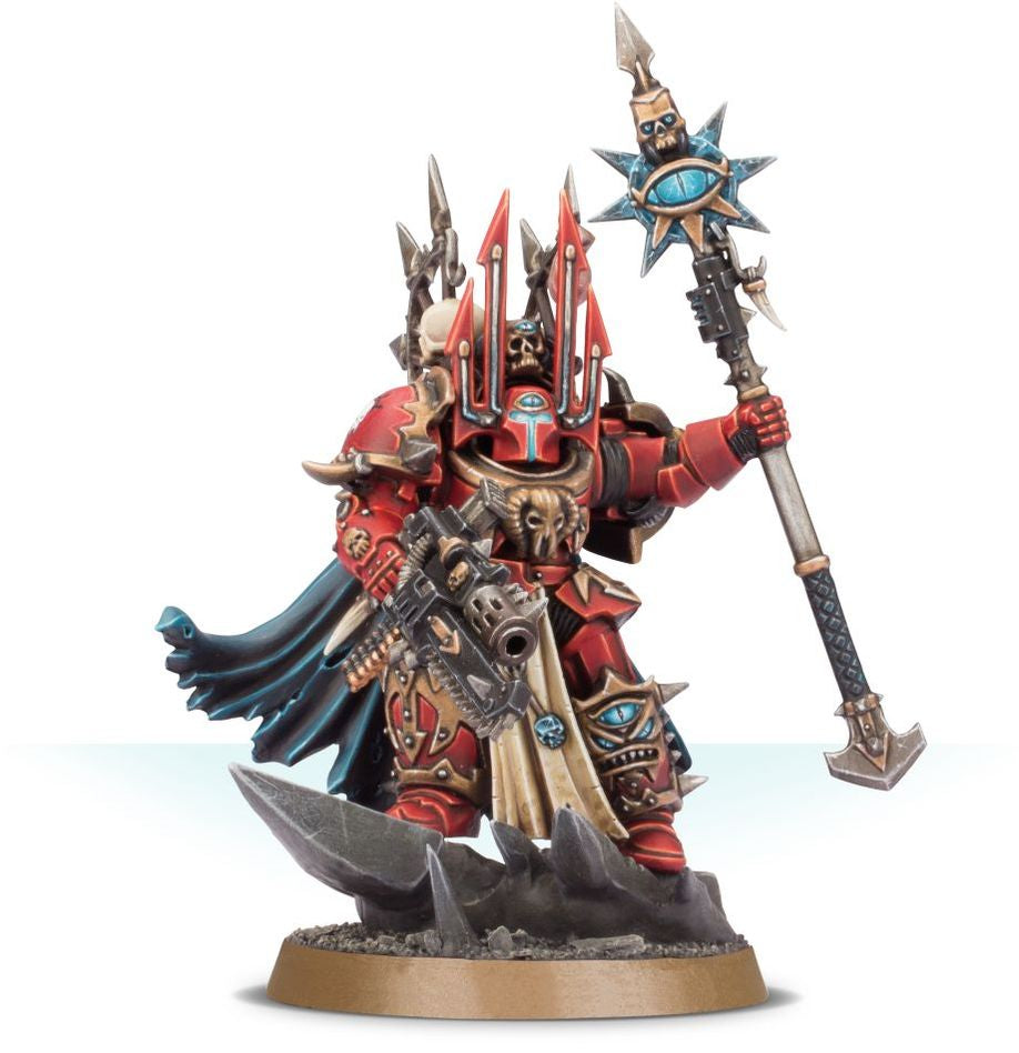 Chaos Space Marines Sorcerer Lord inTerminator Armour