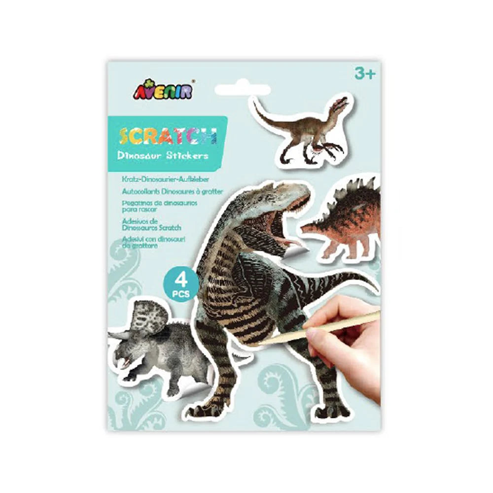 Scratch off Dinosaur Stickers