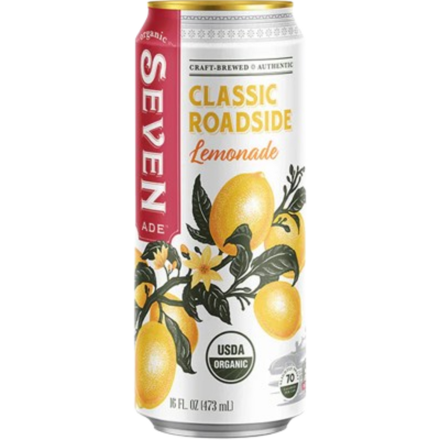Seven Organic Ice Tea Classic Roadside Lemonade 473mL