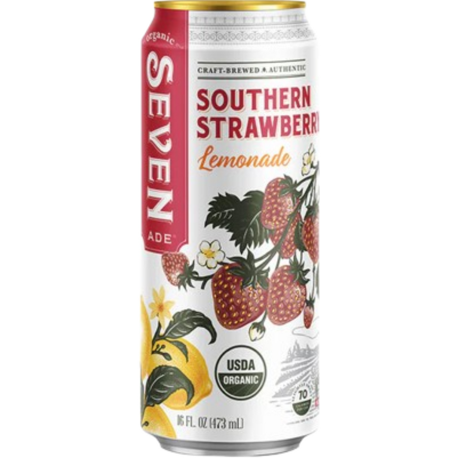 Seven Organic Ice Tea Southern Strawberry & Lemonade 473mL