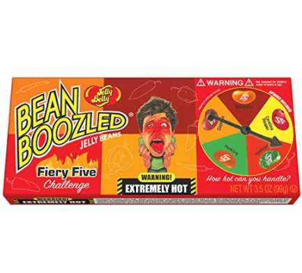 Jelly Belly Bean Boozled Fiery Five Spinner Gift Box 100g