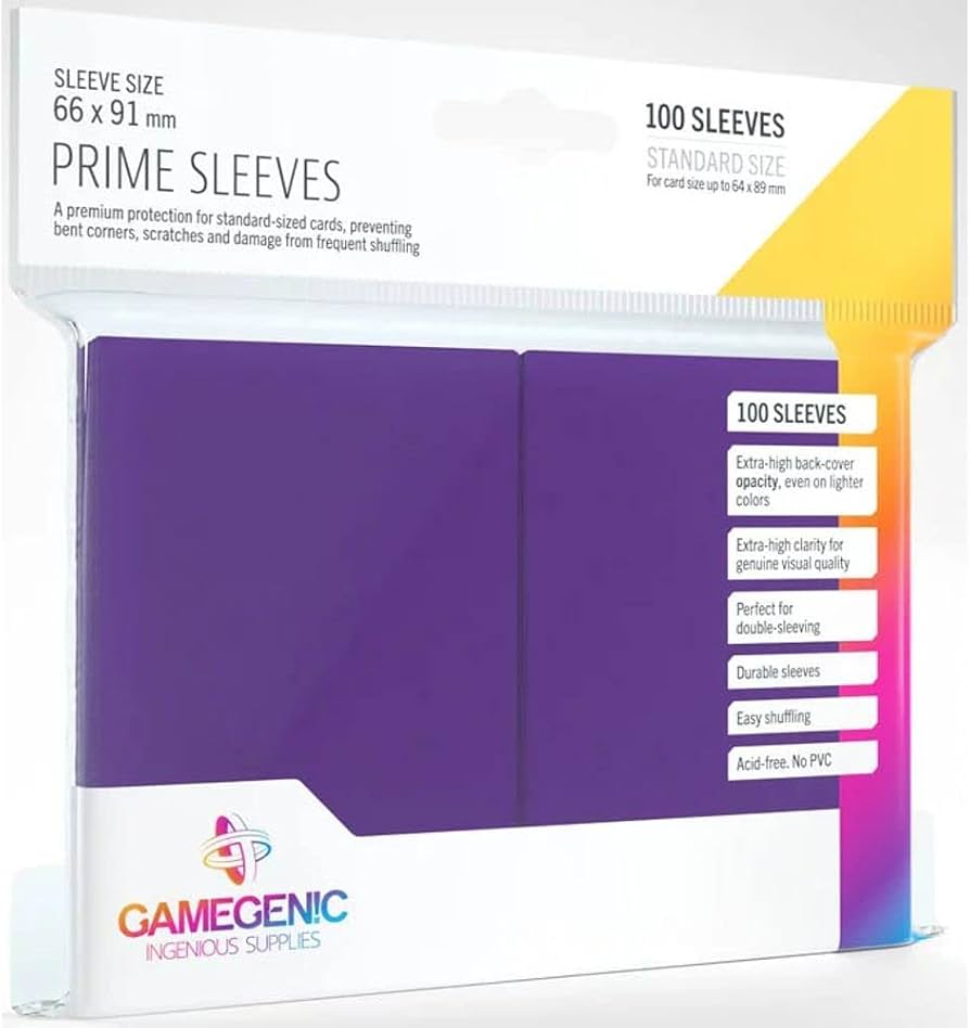 Sleeves: Gamegenic Prime Sleeves: Purple (100)