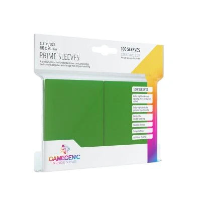 Sleeves: Gamegenic Prime Sleeves: Green (100)