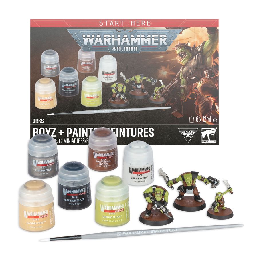 Orks Boyz + Paints Set
