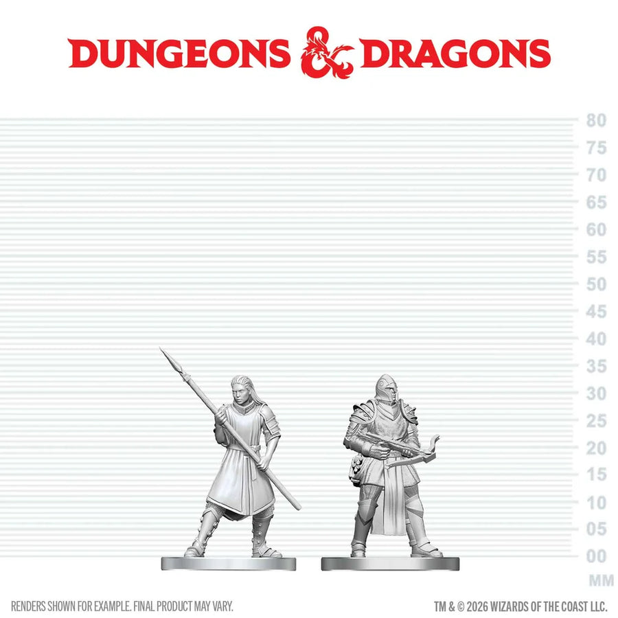 D&D NOLZUR'S MARVELOUS MINIATURES: TOWN GUARDS