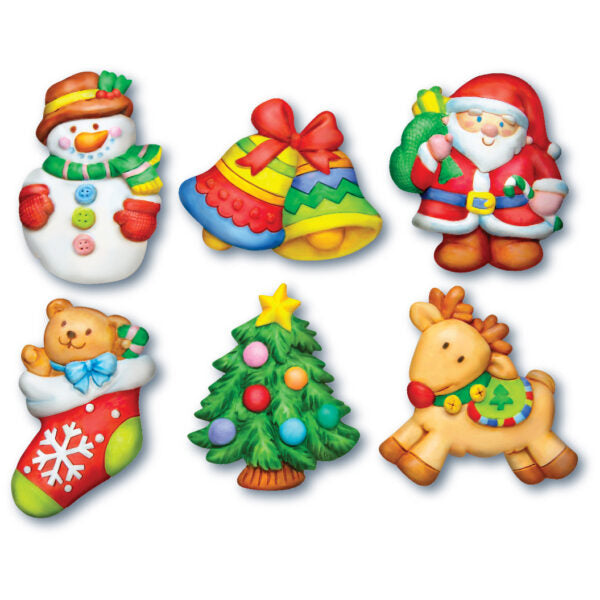 Mould & Paint Christmas Magnet