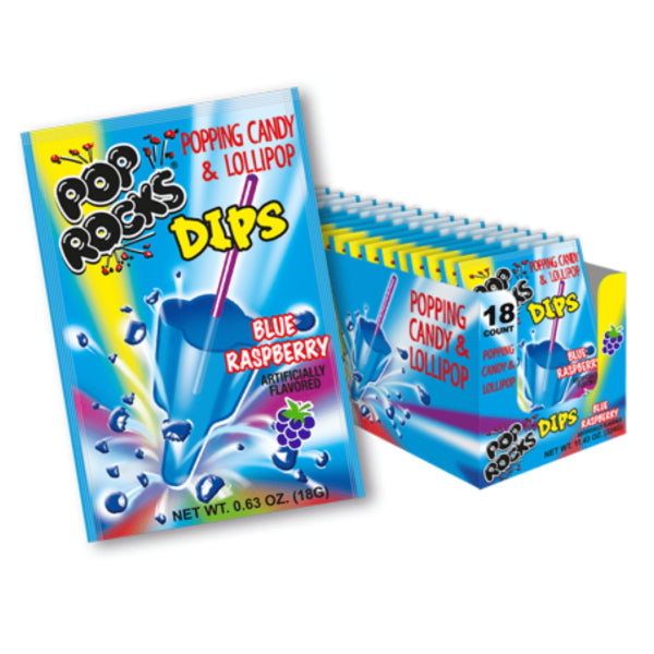 Pop Rocks Dips Blue Raspberry