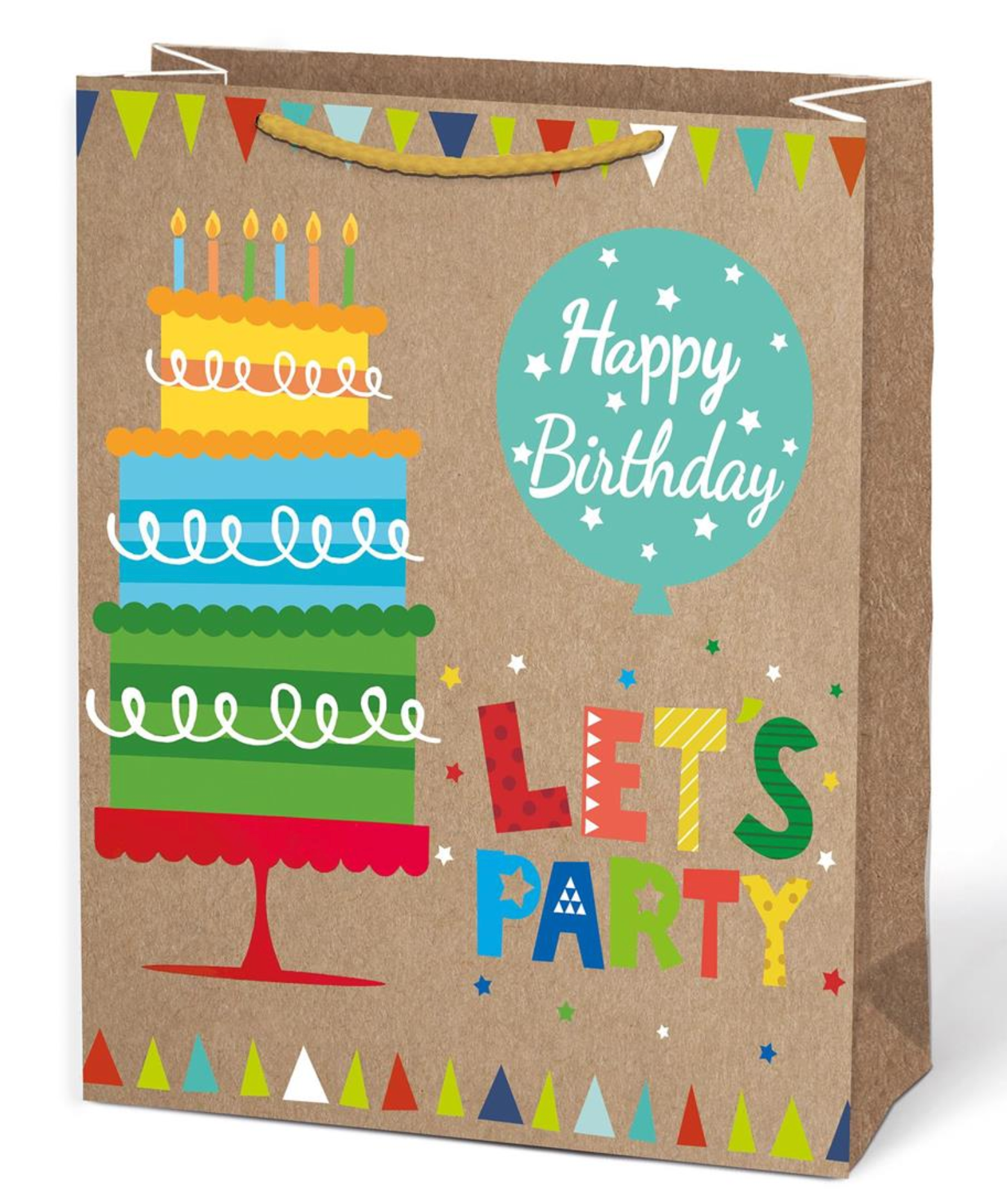 Gift Bag - Let's Party - Large