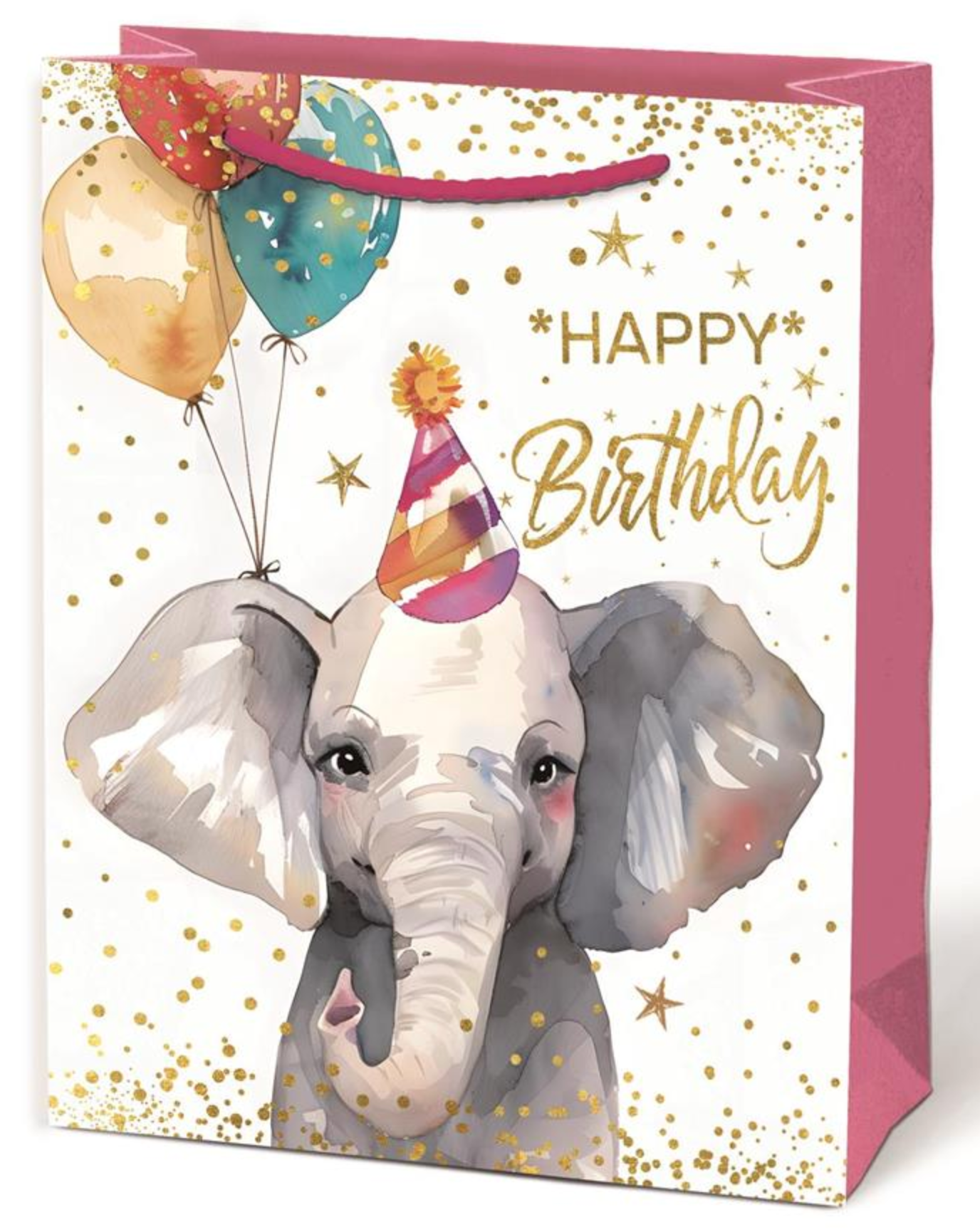 Gift Bag - Birthday Elephant - Large