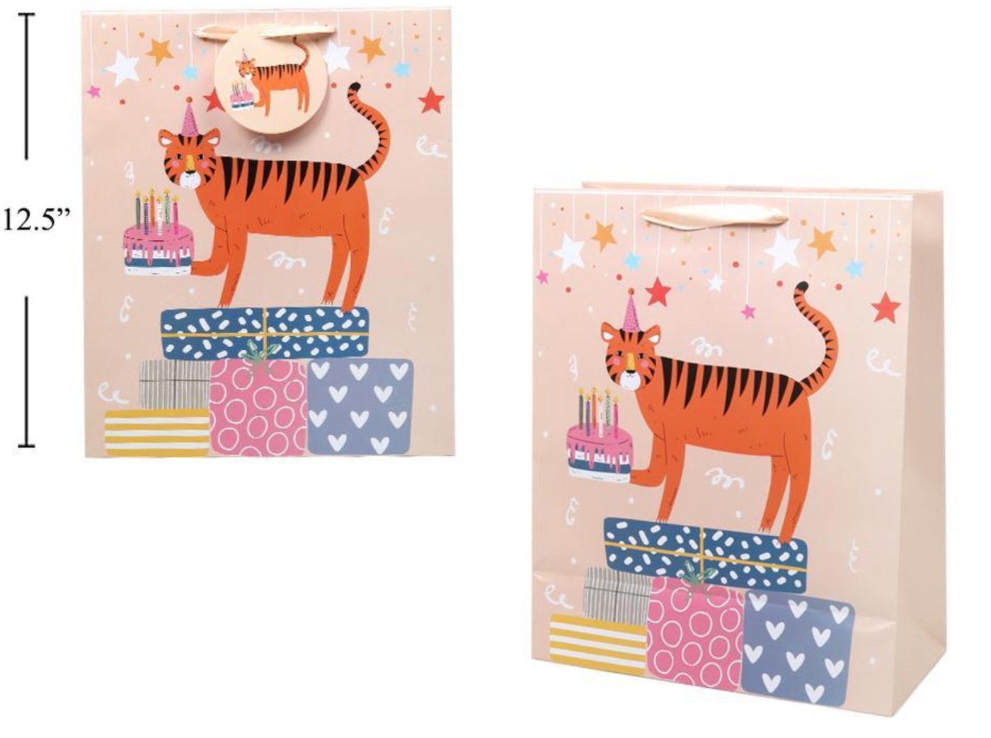 Gift Bag - Tiger 12.5"